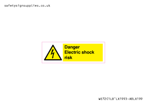 Danger Electric shock risk